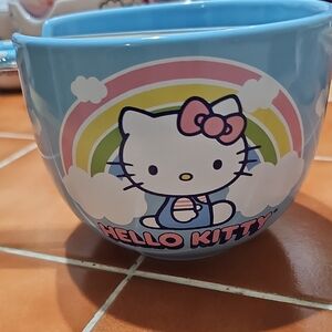 Hello Kitty Sky Blue Ceramic Bowl